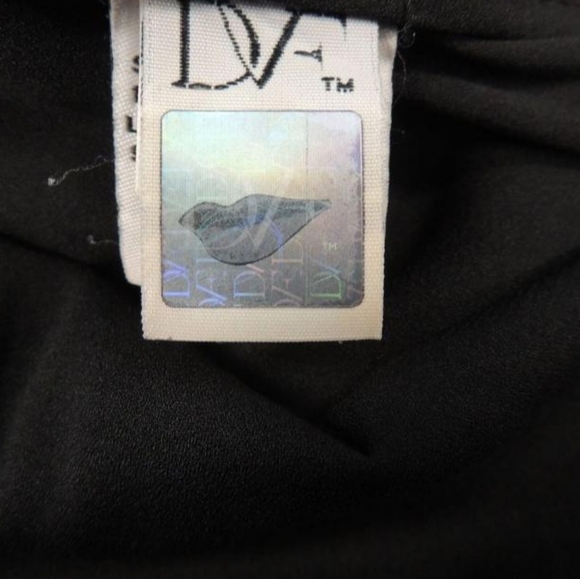 Diane Von Furstenburgh Women's Long Sleeve A Line Dress Snow Cheetah Size 2 - Picture 4 of 5